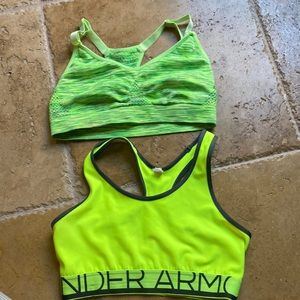 Under armor size small bundle of two bras